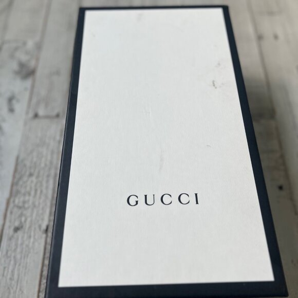 *NEW* GUCCI LACE UP LOAFER NERO SIZE G6 (7M/8.5W) RETAIL $1,200 IN BOX - Picture 7 of 8